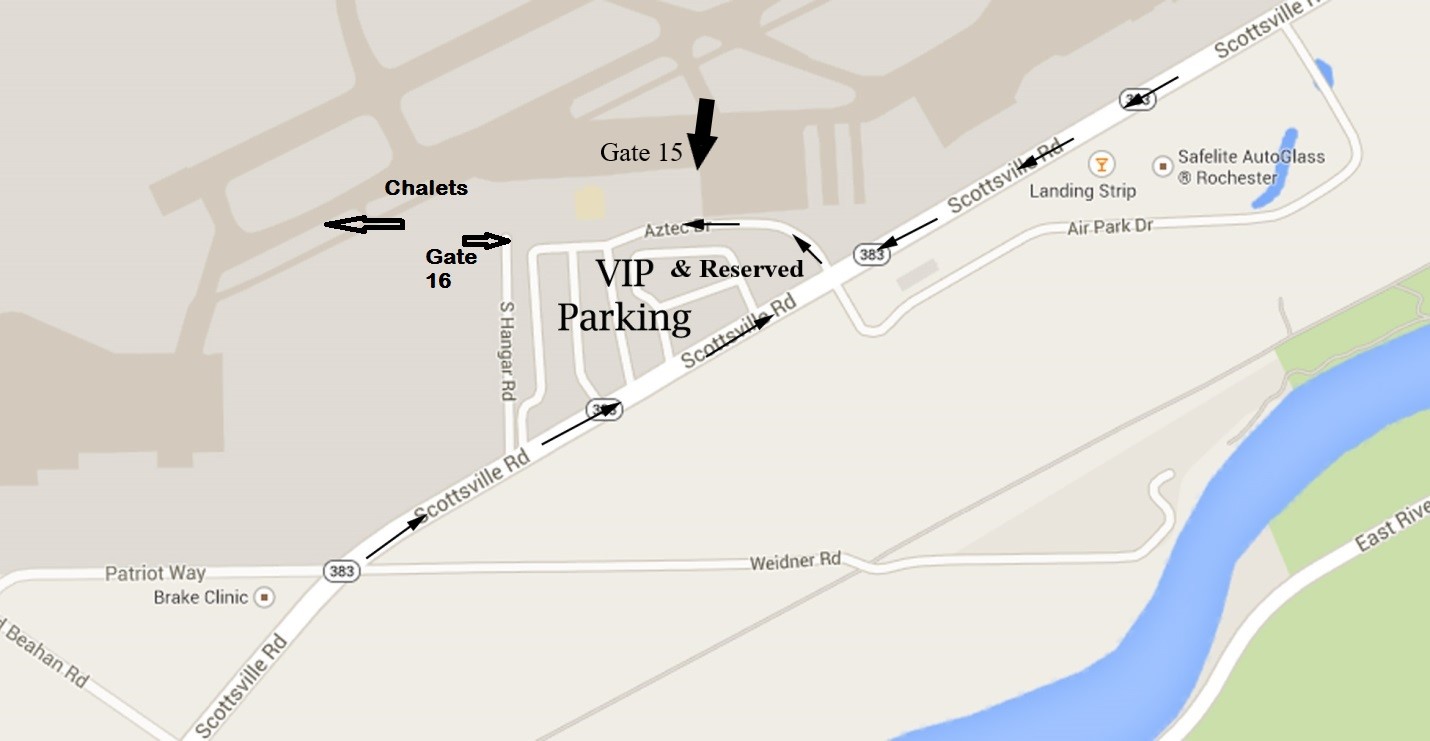 Roc Airshow VIP & Reserved Parking